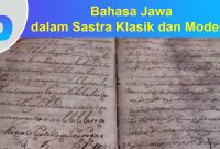 Bahasa Jawa dalam Sastra Klasik dan Modern