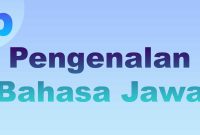 Pengenalan Bahasa Jawa