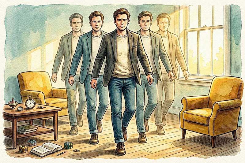 gambar ilustrasi Sikap Sulit Diam dan Selalu Bergerak