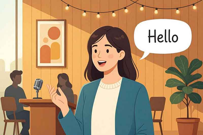 gambar ilustrasi berbicara keceplosan