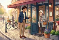 gambar ilustrasi orang sopan