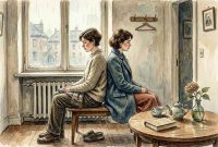 gambar ilustrasi saling diam