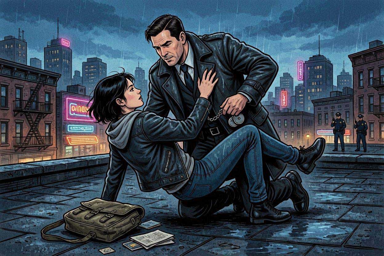 gambar ilustrasi terkejar atau tertangkap